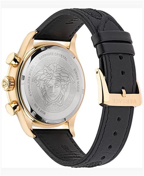 versace hellenyium black|versace hellenyium chrono watch.